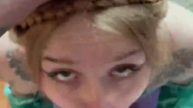 Paleseafoam – Beautiful Elf Girl Sucks Cock And Swallows Sperm