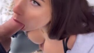 Urfavbellabby Blowjob And Swallows Sperm Outdoors