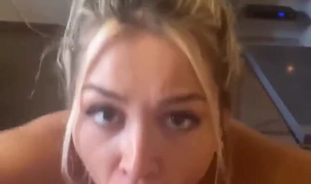 Heidi Grey Sucking Her Boyfriend And Swallowed His Semen